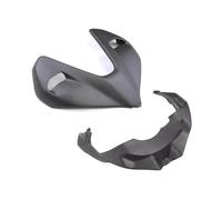 Motorcycle Front Spoiler Aerodynamic Wing Motorcycle Carbon Fiber Front Upper Lower Headlight Cover Head Panel Fairing For DUCATI For Streetfighter V2 V4 V4S SP 2020-2023(Upper and Lower)