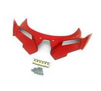 Motorcycle Front Spoiler Aerodynamic Winglets Front Fairing Lower Protection Guard Cover For ZX4R 2020 2021 2022 2023 parts(Rosso)