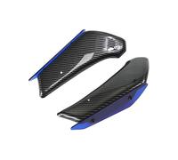 motorcycle front spoiler For Agusta For F3 675 800 Motorcycle Fairing Parts Aerodynamic Wing Kit Fixed Winglet LOCKMEIHUA(Carbon Pattern Blue)