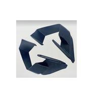motorcycle front spoiler For B&MW For S 1000 RR 2015-2018 Motorcycle Accessories Winglets Aerodynamic Spoiler Fairing Fixed Wing Wind Cover LOCKMEIHUA(Carbon look abs)