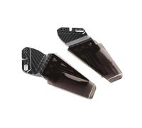 motorcycle front spoiler For B&MW For S1000RR R 1250 RS M1000RR HP4 RACE Motorcycle Winglet Aerodynamic Wing Kit Spoiler Rear View Mirror LOCKMEIHUA(Carbon Brown)