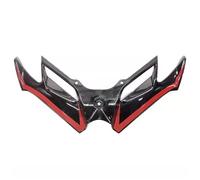 Motorcycle Front Spoiler For CFMOTO 450SR 2022 2023 Motorcycle Mirrors Front Fairing Winglets Aerodynamic Wing Side Wings Spoiler Fairing Motorcycle Spoiler Wing(Black Red B)