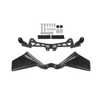 Motorcycle Front Spoiler For Daytona 660 2024 2025 Downforce Front Spoiler Naked Aerodynamic Fairing Winglet Kit Motorcycle Accessories Fairing Winglet(Carbon Fiber pattern)