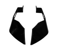 motorcycle front spoiler For H&onda For CBR1000RR Motorcycle Winglets Aerodynamic Wind Side Wings Spoiler Fairing Accessories Carbon Fiber LOCKMEIHUA(Glossy Black)