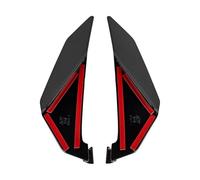 motorcycle front spoiler For H&onda For XL750 Transalp 2023 2024 Side Winglets Motorcycle Sport Downforce Naked Spoilers Aerodynamic Deflector LOCKMEIHUA(Smoke)