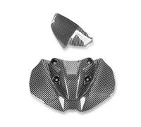 Motorcycle Front Spoiler For MT-09 For FZ-09 For MT09 SP 2017 2018 2019 2020 Motorcycle Front Extender Cowling Instrument Cover Hat Sun Visor Meter Guard Aerodynamic Wing(Carbon Fiber Look)