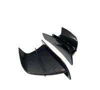 motorcycle front spoiler For S&UZUKI For Gsxr 600 750 1000 Vstrom 650 Burgman 400 650 Gsx S750 S1000 Winglet Aerodynamic Wing Motorcycles LOCKMEIHUA(Glossy Carbon Look)