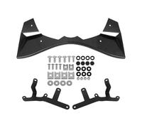 Motorcycle Front Spoiler For SUZUKI GSX-R1000 2017-2025 Front Wing Spoilers Fairing Winglet Aerodynamic Deflector GP WINGS Accessories(Carbon fiber pattern)