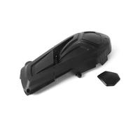 Motorcycle Front Spoiler For Vespa GTS300 GTS 300 GTV300 GTV Motorcycle Accessories Engine Cover Left Transmission Heat Shield Guard Protector Aerodynamic Wing(Matte Black)