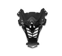 Motorcycle Front Spoiler For YZF-R6 For YZF R6 2008-2013 2014 2015 2016 Motorcycle Carbon Fiber Middle Front Upper Nose Fairing Cowl Protection Aerodynamic Wing(Carbon Fiber Look)