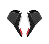 Motorcycle Front Spoiler For ZX-10R For R ZX-10RR 2022-2025 Motorcycle Side Winglet Spoiler Retrofit Aerodynamic Cowling Fairing Fixed Wing Fairing Winglet(Carbon Fiber)