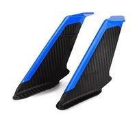 Motorcycle Front Spoiler Winglets Motorcycle Side Winglet Wing Kit Spoiler Fairing Cover For Kawasaki For Ninja 250 300 400 650 ZX6R ZX10R Ninja400 For Ninja 1000SX(Blue)