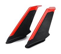 Motorcycle Front Spoiler Winglets Motorcycle Side Winglet Wing Kit Spoiler Fairing Cover For Kawasaki For Ninja 250 300 400 650 ZX6R ZX10R Ninja400 For Ninja 1000SX(Red)
