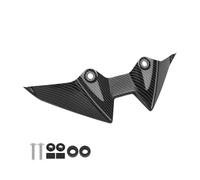 Motorcycle Front Spoiler Winglets Naked Aerodynamic Front Spoiler For Kawasaki For Z500 SE 2024 2025 Frontal Downforce Fairing Winglets Headlight Extension(Carbon fiber pattern)