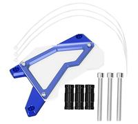 Motorcycle Front Sprocket Guard, Black CNC Aluminum Alloy Protective Chain Cover, Protects from Sand & Stone, Fit for S1000RR 2011-2016, S1000R 2014-2015 (Blue)