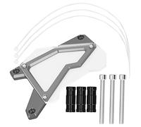 Motorcycle Front Sprocket Guard, Black CNC Aluminum Alloy Protective Chain Cover, Protects from Sand & Stone, Fit for S1000RR 2011-2016, S1000R 2014-2015 (Ti)