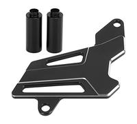 Motorcycle Front Sprocket Guard for CRF250L CRF250M CRF250RALLY 2012-2019 Aluminum Alloy Chain Cover Protection (Black)