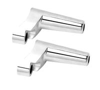 Motorcycle Front Turn Relocation Compatible with Sportster XL 883 1200 1988-Up Models and Street Bob FXDX 1991-2005 Mounting Brackets(Chrome Bracket Kit)