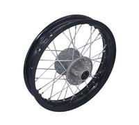 Motorcycle Front Wheel Rim 1.85-14 Rear Rims 14inch Aluminum Alloy Wheel Rims 32 Spokes For Dirt Bike Pit Bike Wheel(Black)