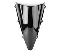 Motorcycle Front Windscreen ABS Plastic Windshield Protection Wind Deflector Screen Application for Yamaha YZF 1000 R1 YZF1000 2002-2003 (Black)