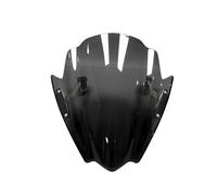 Motorcycle Front Windshiel Motorcycle Universal Motorcycle Windshield Windscreen 7/8" &1" Handlebar For Suzuki For Gladius 650 SFV650 ABS 2009-2015(Black)