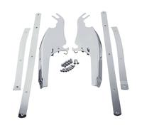 Motorcycle Front Windshield Windscreen Windscreen Windshield For Softail Slim For Fat Boy FLSTC Heritage Classic CVO For Deluxe 2000-2017 Motorcycle WindScreen