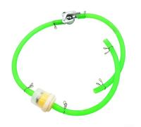 Motorcycle Fuel Filter Assembly With Inline Switch Tap And Long Hose For Motorbike Vehicle Tricycle Fuel System Repair Part (Green)