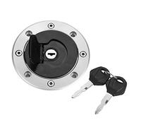 Motorcycle Fuel Gas Cap Tank Cover with 2 Keys for GSXR 600 750 1000 K1 2000-2003, Direct Replacement Fuel Cap, Anti - Rust Metal Design for GSX - R Series