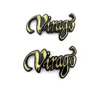 Motorcycle Fuel Gas Tank Emblem Badge Decoration Accessories Decals Stickers For Virago XV125 250 400 535 700 Moto Tank Pad