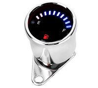 Motorcycle Fuel Gauge, DC 12V Universal Car LED Display Electric Fuel Gauge Electronic Oil Meter