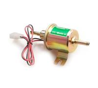 Motorcycle Fuel Pump Universal 12V 24V Electric Fuel Pump Low Pressure Bolt Fixing Wire Diesel Petrol HEP-02A For Car Carburetor Motorcycle ATV Fuel Gas Valve(12V Gold)