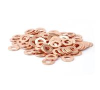 Motorcycle Fuel Shut Off Valve 100PCS F00VC17503 Diesel Fuel Injector Copper 15 * 7.2 * 1.5mm for Injector 0445110020 028 029 030 036 044 057 059 064 Fuel Petrol Tap Switch