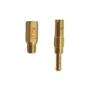 Motorcycle Fuel Shut Off Valve Fit For Keihin Fit For OKO CVK NSR KSR Carb Set Injector Nozzle Carburador Main Jets Slow Pilot Jets(Remark10pcs slow jet)