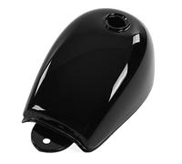 Motorcycle Fuel Tank Black Motorcycle Fuel TankMetal Tank, Iron Gas Petrol Black Retro Replacement Motorbike Tankfor Monkey Bike Z50 Z50A
