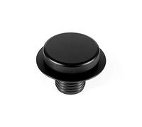 Motorcycle Fuel Tank Cap Airhead/Fit for BMW R45 R60 R75 R80 90S R90 100R R100 Cafe Racer Accessories Aluminum Petrol Cover Gas Fuel Tank(Black)