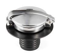 Motorcycle Fuel Tank Cap Airhead/Fit for BMW R45 R60 R75 R80 90S R90 100R R100 Cafe Racer Accessories Aluminum Petrol Cover Gas Fuel Tank(Gloss Blackbottom)
