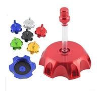 Motorcycle Fuel Tank Cap Aluminium Alloy Fit Sealed Design CNC Anodized 7.8cm for 50-250cc Bikes(Green)