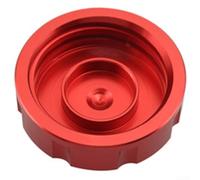 Motorcycle Fuel Tank Cap Cover CNC Aluminum Alloy Metal Fuel Tank Filler Oil Cap Designed to Prevent Fuel Leaks and Fit Securely (Red)