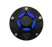 Motorcycle Fuel Tank Cap Gas Cover Keyless For MONKEY 125 2018-2020 Motorcycle Fuel Gas Tank Cap(Blue)