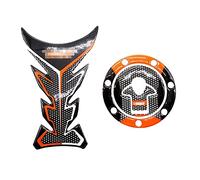 Motorcycle Fuel Tank Cover Pad Protector Decorative Stickers Motor Fuel Tank Cap Decal Sticker For Duke 125 200 390 Fashion (Color : Set 1)
