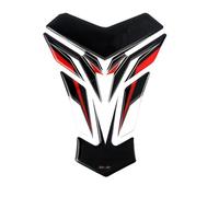 Motorcycle Fuel Tank Pad for FZ6 FZ6S FZ6N Fazer Motorcycle 3D Resin Fuel Tank Gasket Fuel Tank Protection Sticker Decal Accessories(Black A)