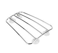 Motorcycle Fuel Tank Rack Luggage Holder Retro Style Baggage Carrier Bracket Universal (B(Silver）)