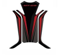 Motorcycle Fuel Tank Sticker for MT-09 MT09 MT 09 Gas Protector Pad Fish Bone Decal Decoration Motorbike Fuel Tank Pads Stickers Decals(Red)