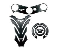 Motorcycle Fuel Tank Sticker Motorcycle Tank Pad Gas Cap Cover Clamp Yoke Guard Stickers For YZF R1 YZFR1 YZF1000 2002-2006 Decals Protector