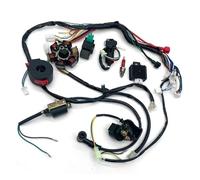 Motorcycle Full Complete Electrics Wiring Harness Cdi Stator 6 Coil For Atv Quad Pit Bike Buggy Go Kart 50cc 70cc 110cc 125cc Switch Plug