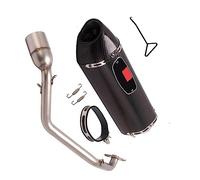 Motorcycle Full Exhaust Front Link Pipe Carbon Fiber Muffler DB Killer For PCX 125 150 PCX125 PCX150 2021 2022