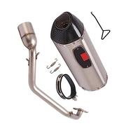 Motorcycle Full Exhaust Front Link Pipe Carbon Fiber Muffler DB Killer For PCX 125 150 PCX125 PCX150 2021 2022