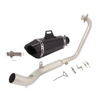 Motorcycle Full Exhaust Front Link Pipe For Zontes ZT125 U1 G1 Z1 Z2 2021 2022 Exhaust Pipe With Catalyst DB Killer Exhaust Muffler Muffler Exhaust(Color 1)