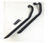 Motorcycle Full Exhaust Link Pipe Muffler For Y&amaha For V Star650 400 XVS400 XVS650 A XVS650AT For Dragstar 400 650 Motorcycle Exhaust Pipe(Black)