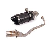 Motorcycle Full Exhaust System Front Header Link Pipe Slip On 51 Muffler Escape DB Killer For Kawasaki Z125Pro Until 2022